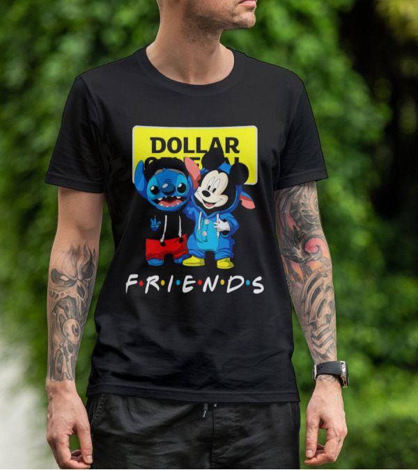 Stitch Mickey Friends Dollar General T-Shirt
