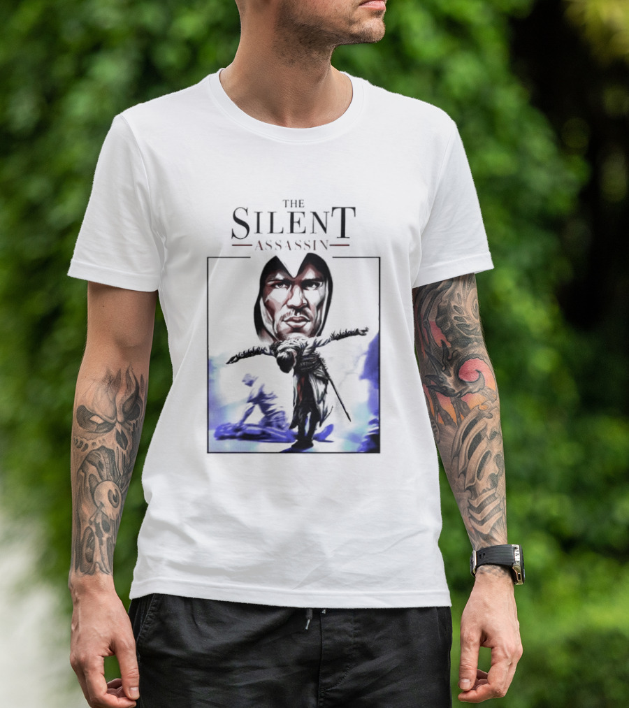 The Silent Assassin Hooded Warrior Embrace T-Shirt