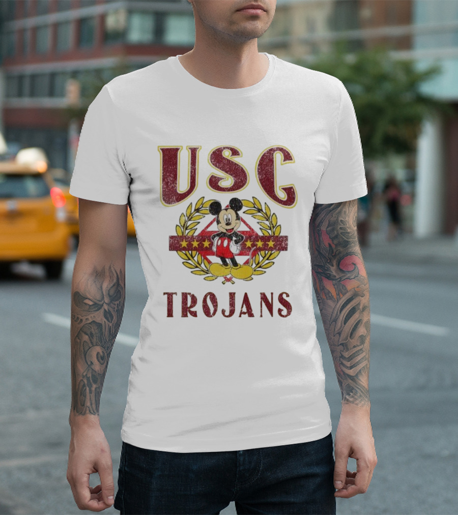 USC Trojans Disney Mickey Mouse T-Shirt