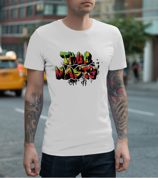 Bryce Mitchell Thug Nasty Bold Graffiti T-Shirt