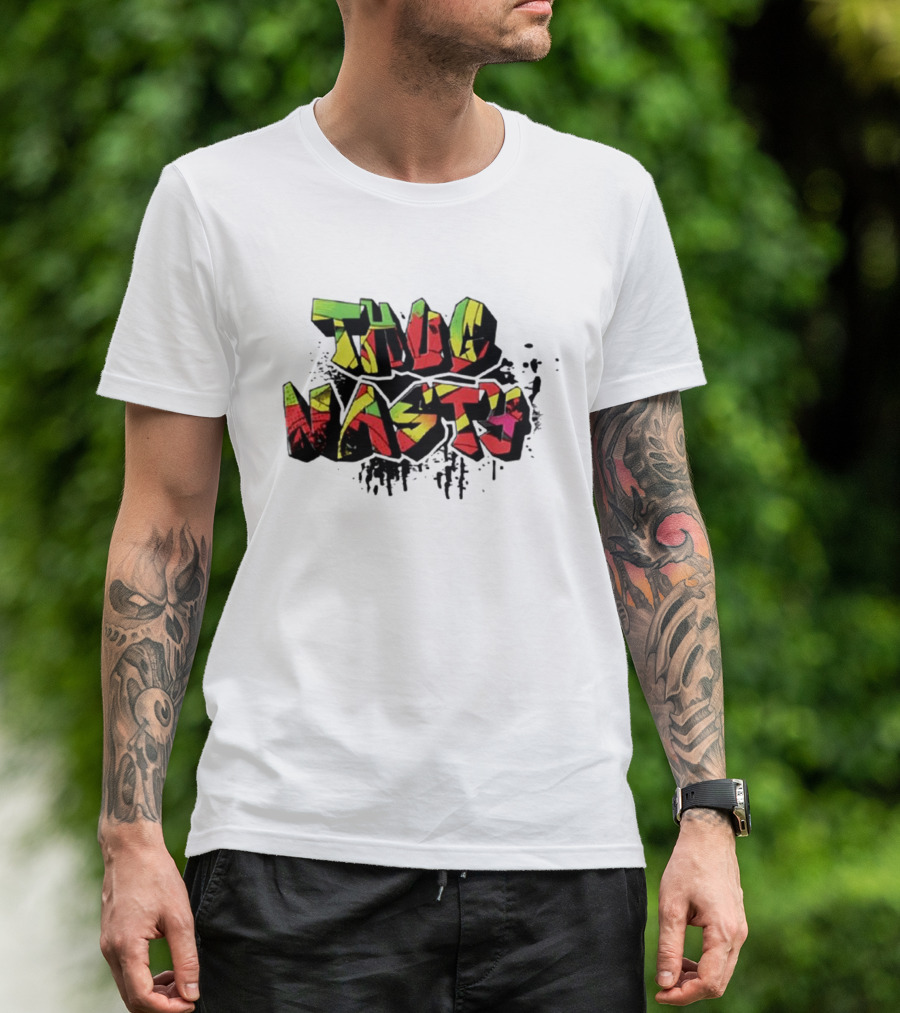 Bryce Mitchell Thug Nasty Bold Graffiti T-Shirt