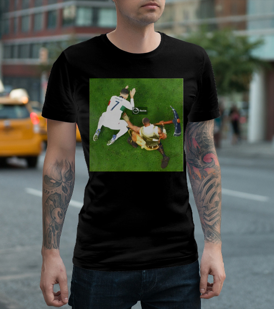 Cristiano Ronaldo Fortnite Revive Gaming Crossover T-Shirt