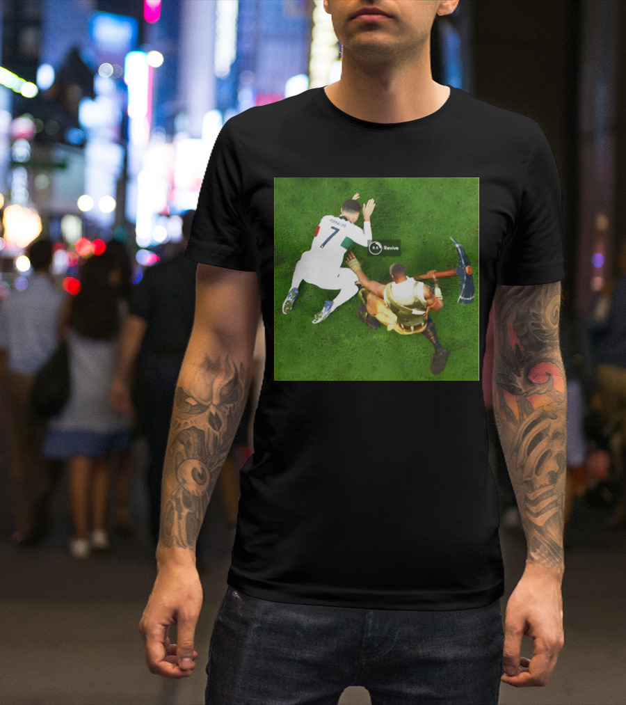 Cristiano Ronaldo Fortnite Revive Gaming Crossover T-Shirt