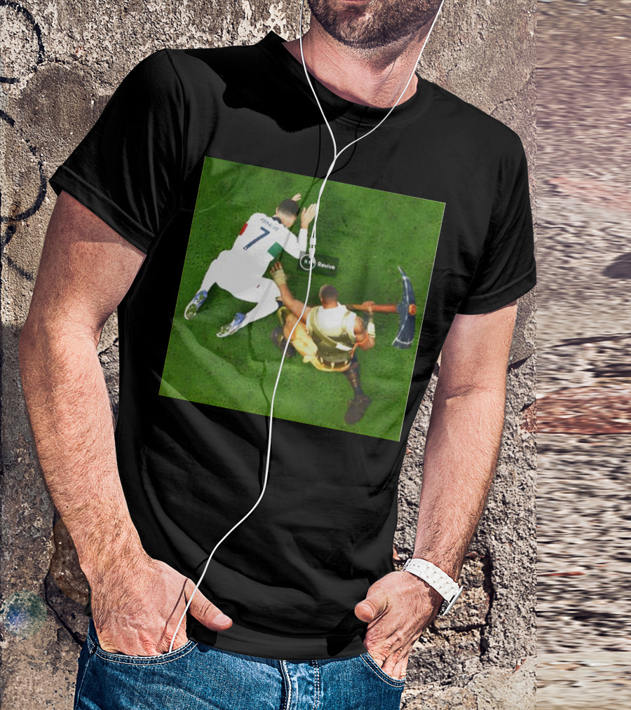 Cristiano Ronaldo Fortnite Revive Gaming Crossover T-Shirt