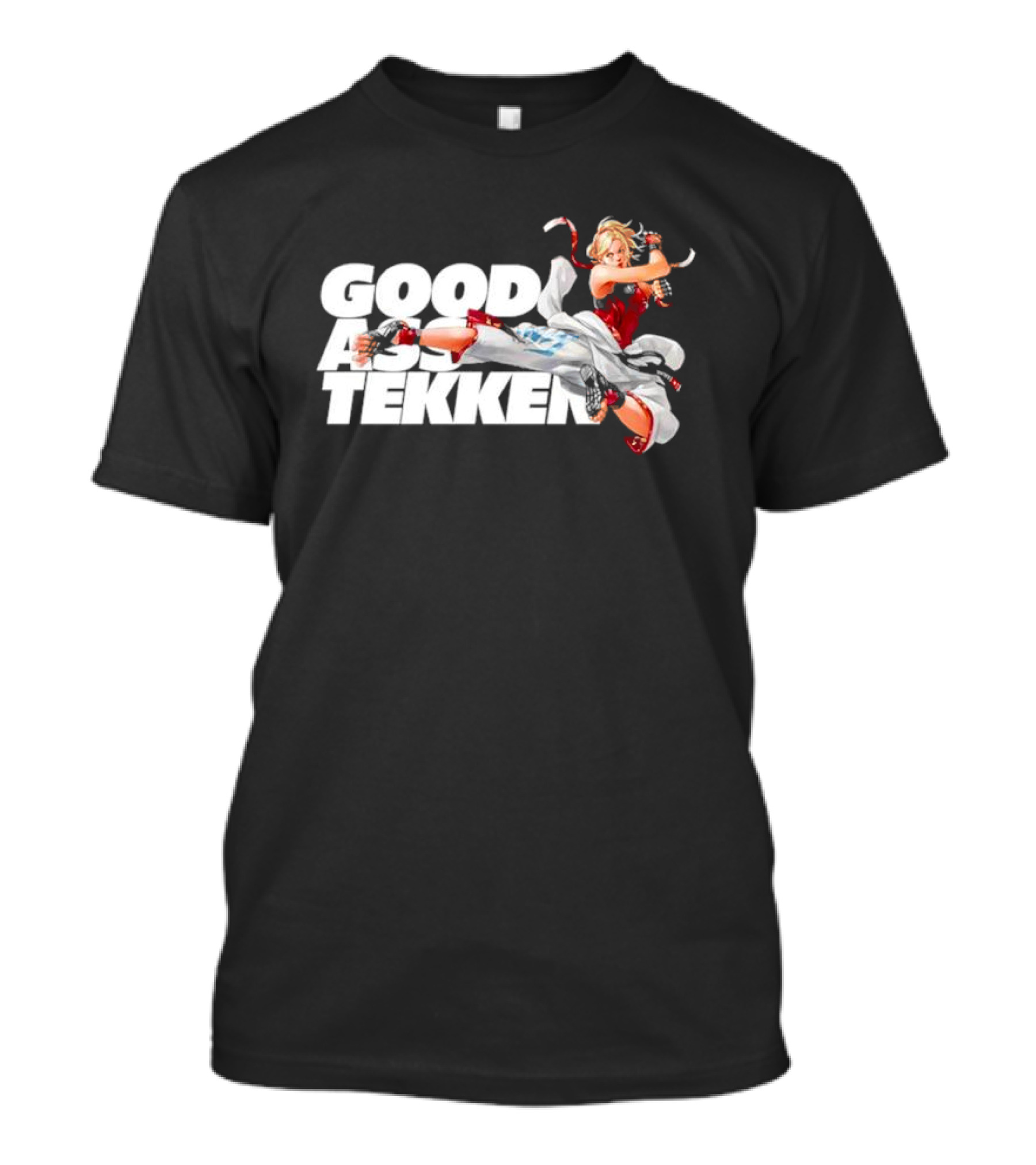 GOOD ASS TEKKEN VIDEO GAME FIGHTER CHARACTER KICKING POSE T-Shirt