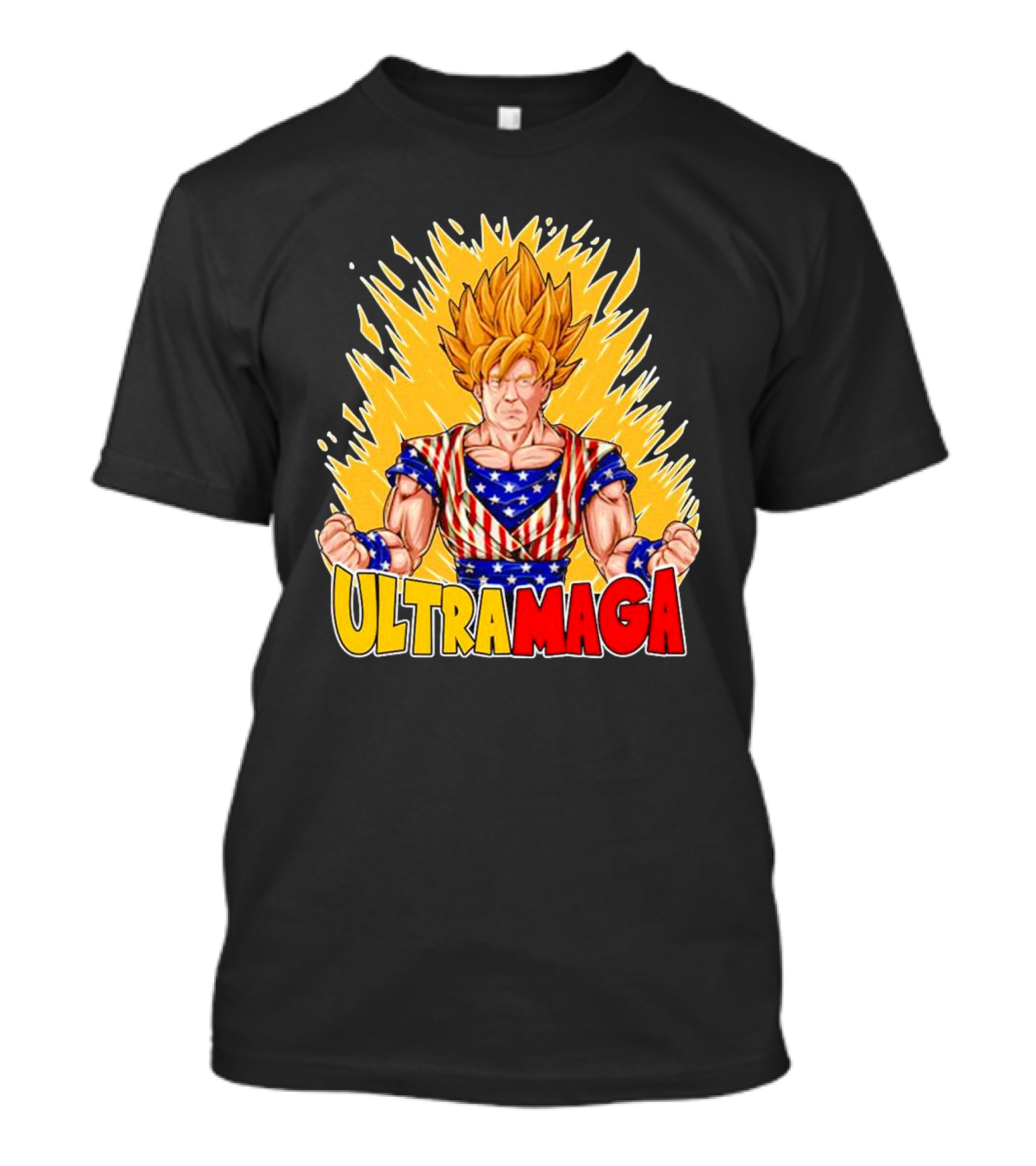 ULTRA MAGA Trump Dragon Ball Z Saiyan Super Power T-Shirt