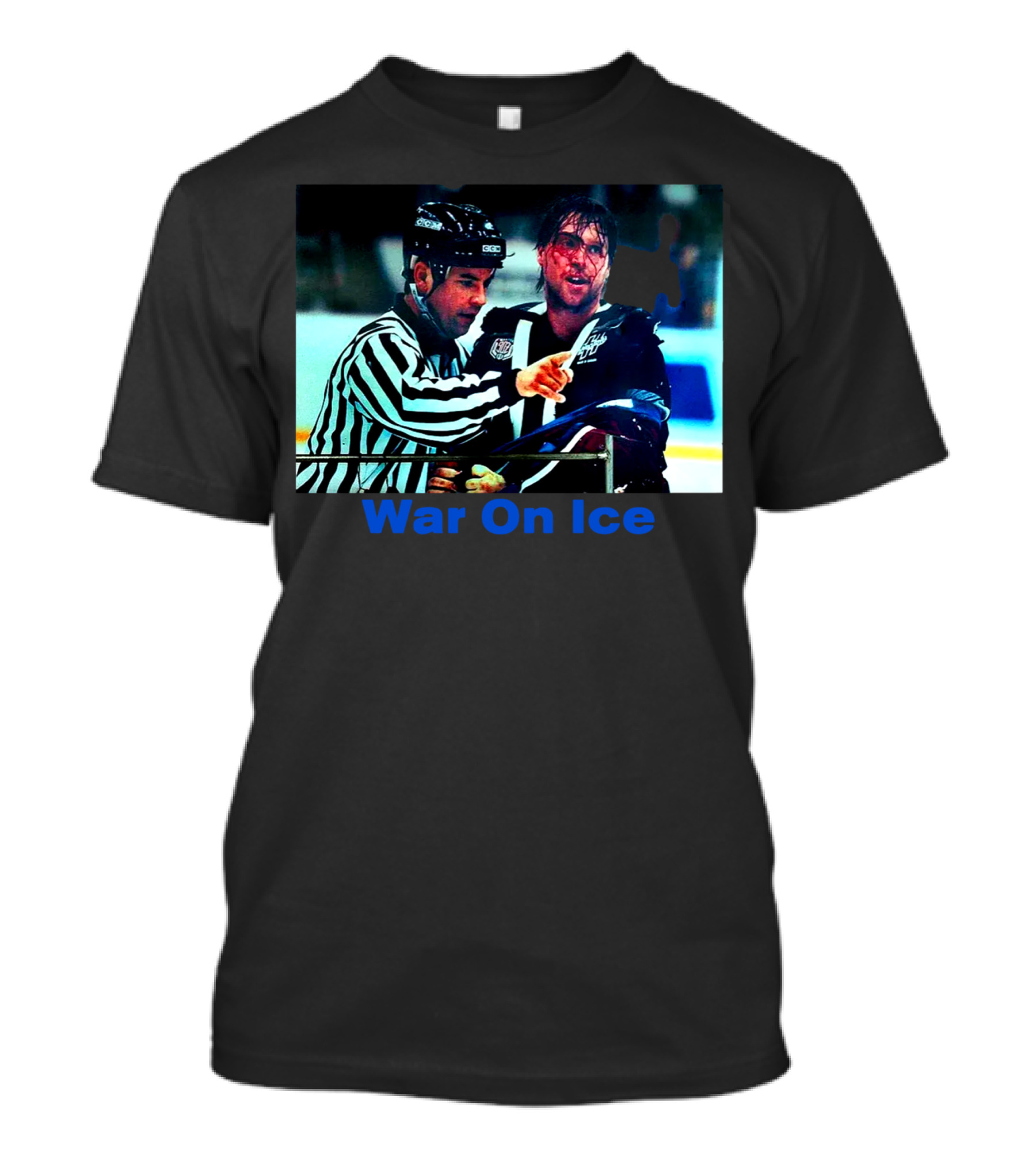 CM Punk Patrick Roy War On Ice Hockey Showdown T-Shirt