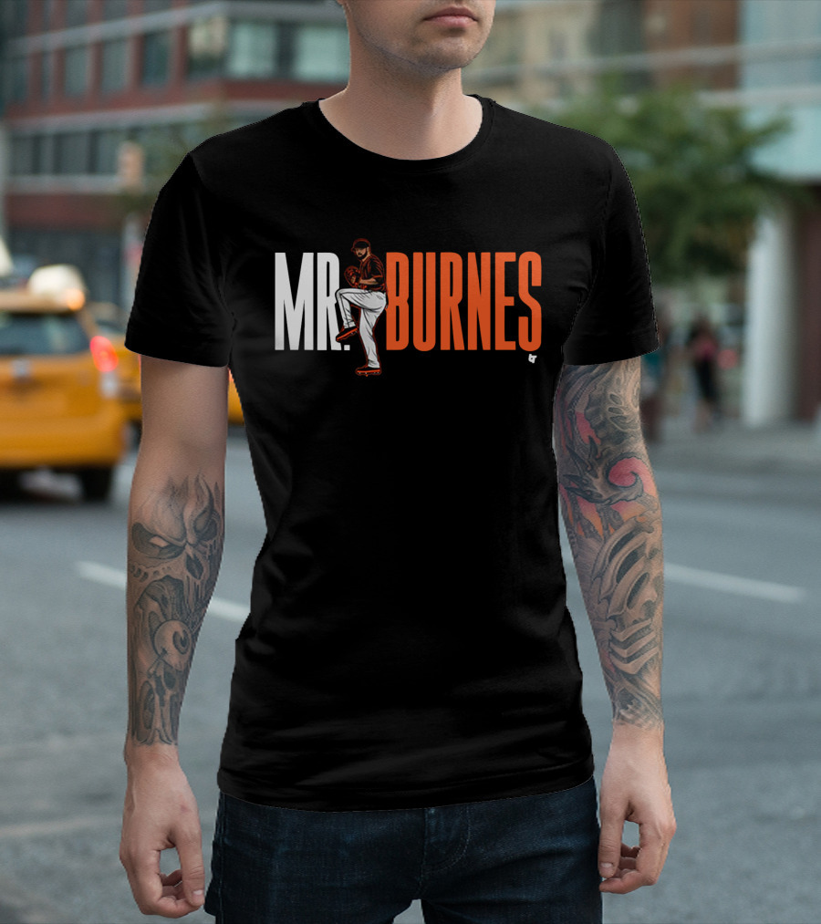 MR. BURNES Corbin Burnes Baseball Player T-Shirt