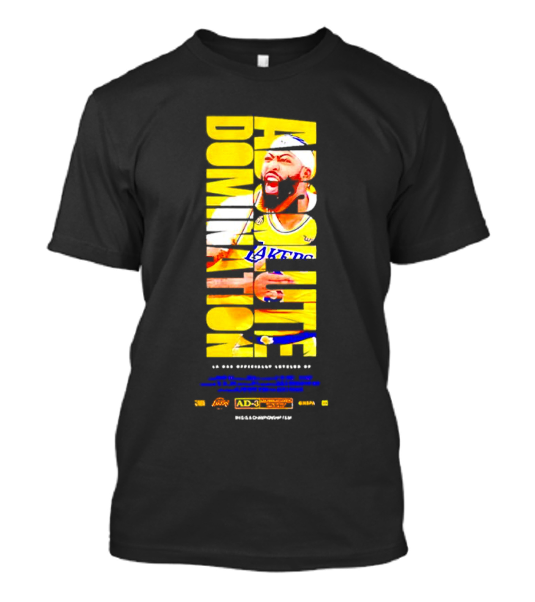 Anthony Davis Los Angeles Lakers Absolute Domination Legend AD-3 NBA Champion Finals MVP T-Shirt