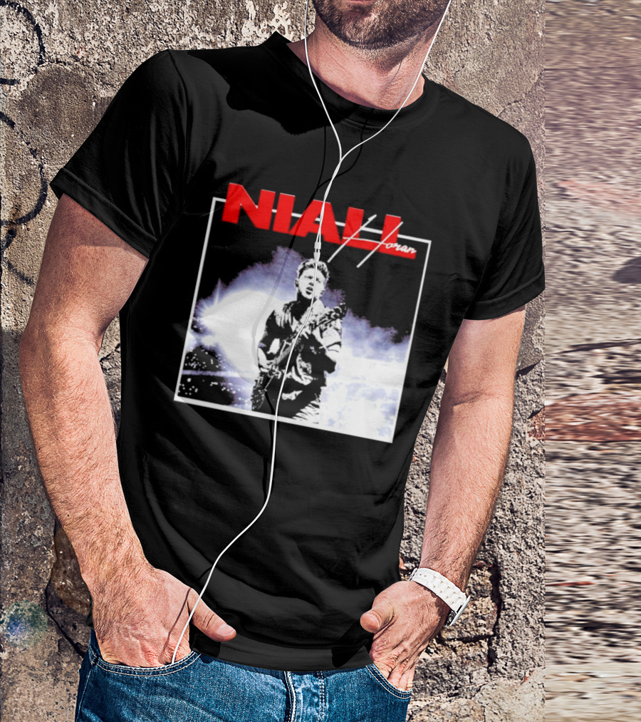 Niall Horan Live Performance Black And White Concert Scene T-Shirt