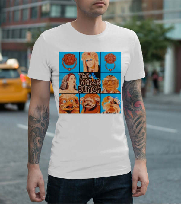 The Maze Bunch Labyrinth Tribute Icons T-Shirt