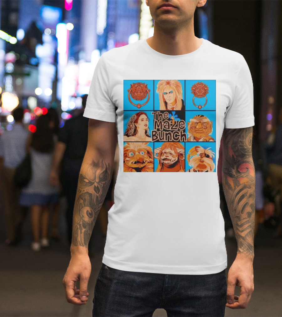 The Maze Bunch Labyrinth Tribute Icons T-Shirt