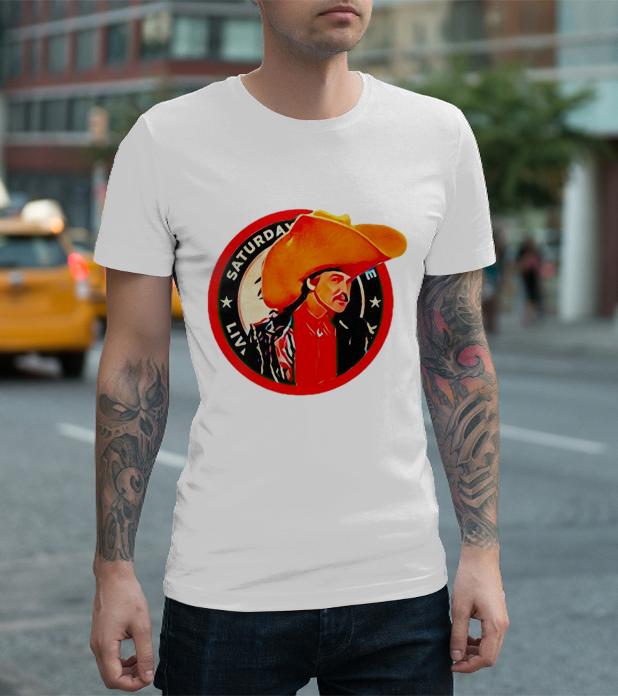Turd Ferguson Saturday Live Big Hat Circle T-Shirt