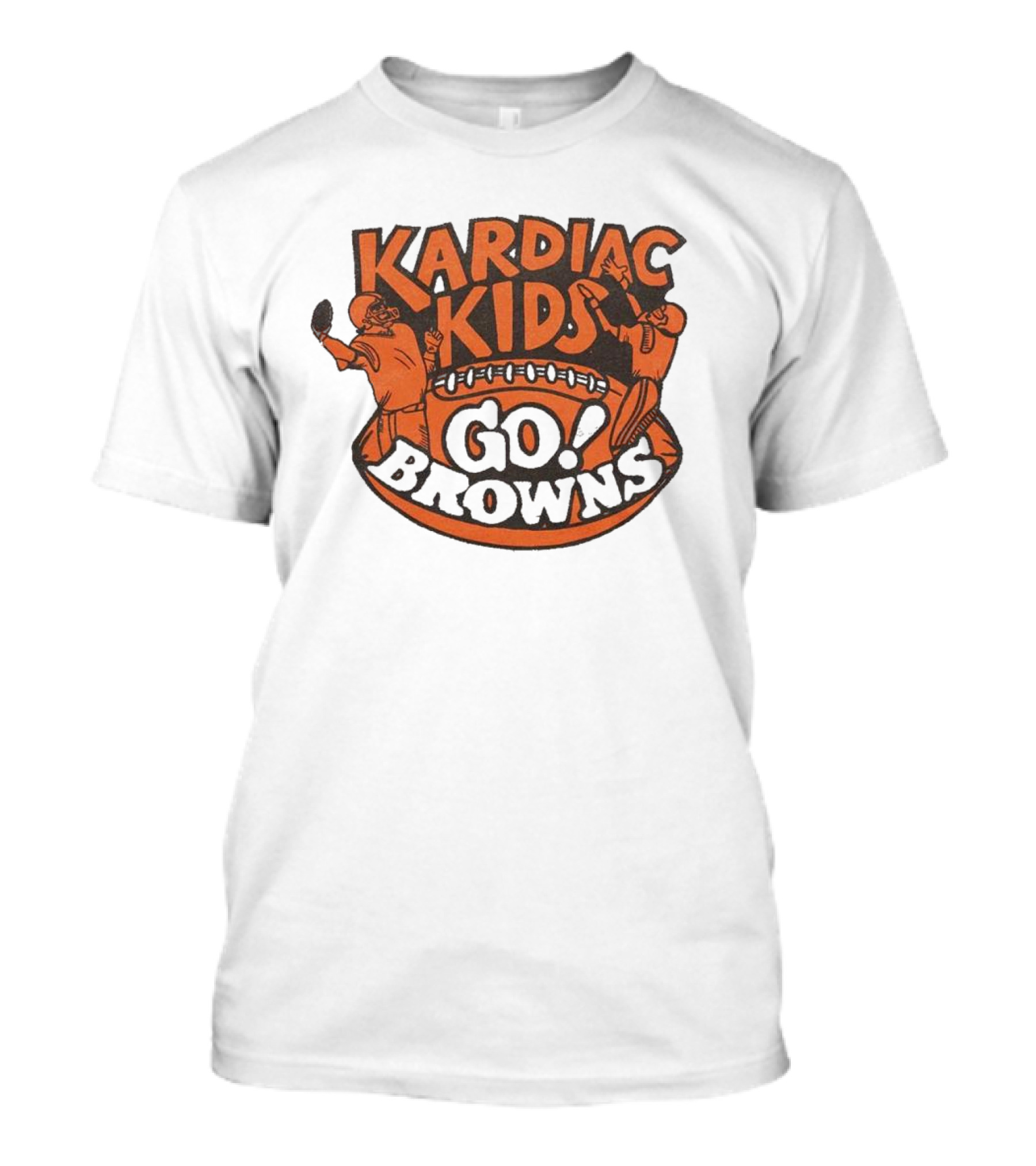 Kardiac Kids Go Browns Football T-Shirt