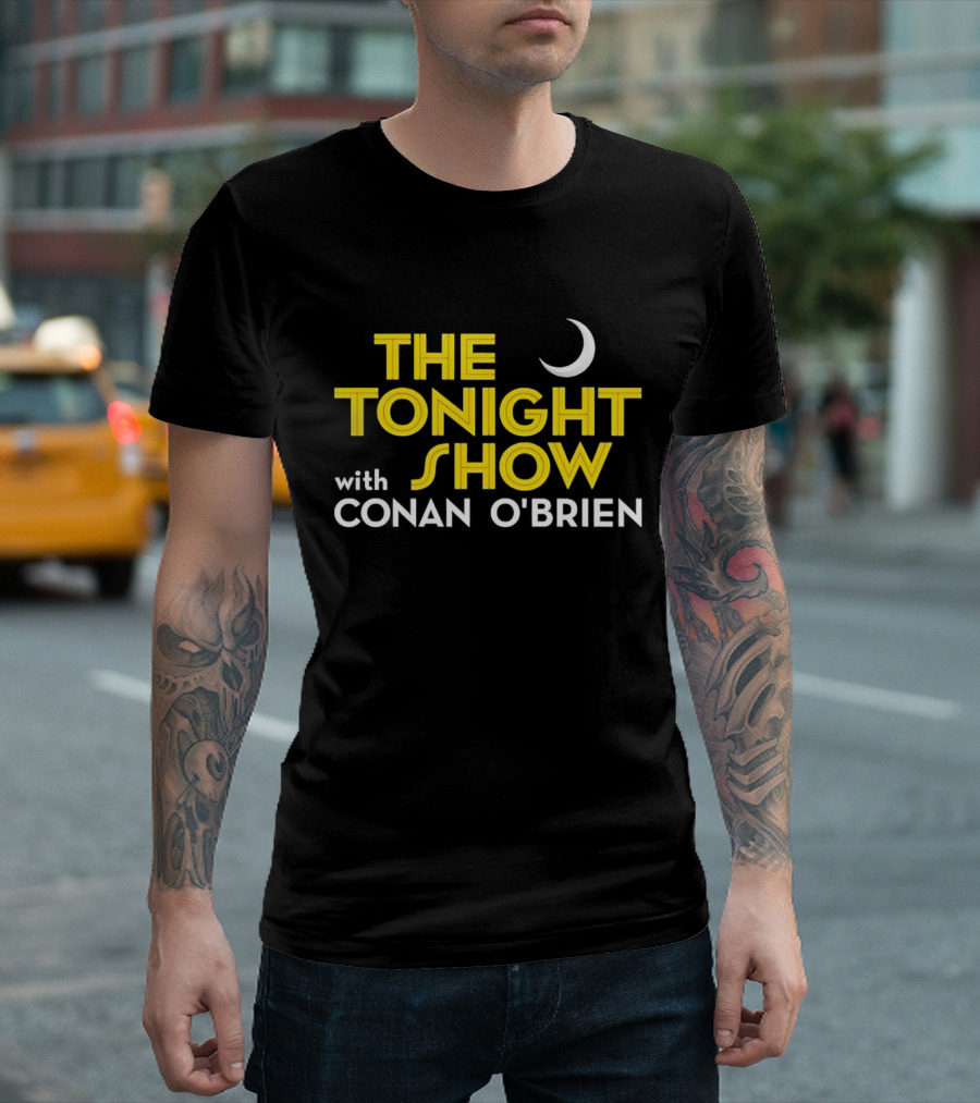 The Tonight Show with Conan O'Brien Classic Crescent Moon T-Shirt