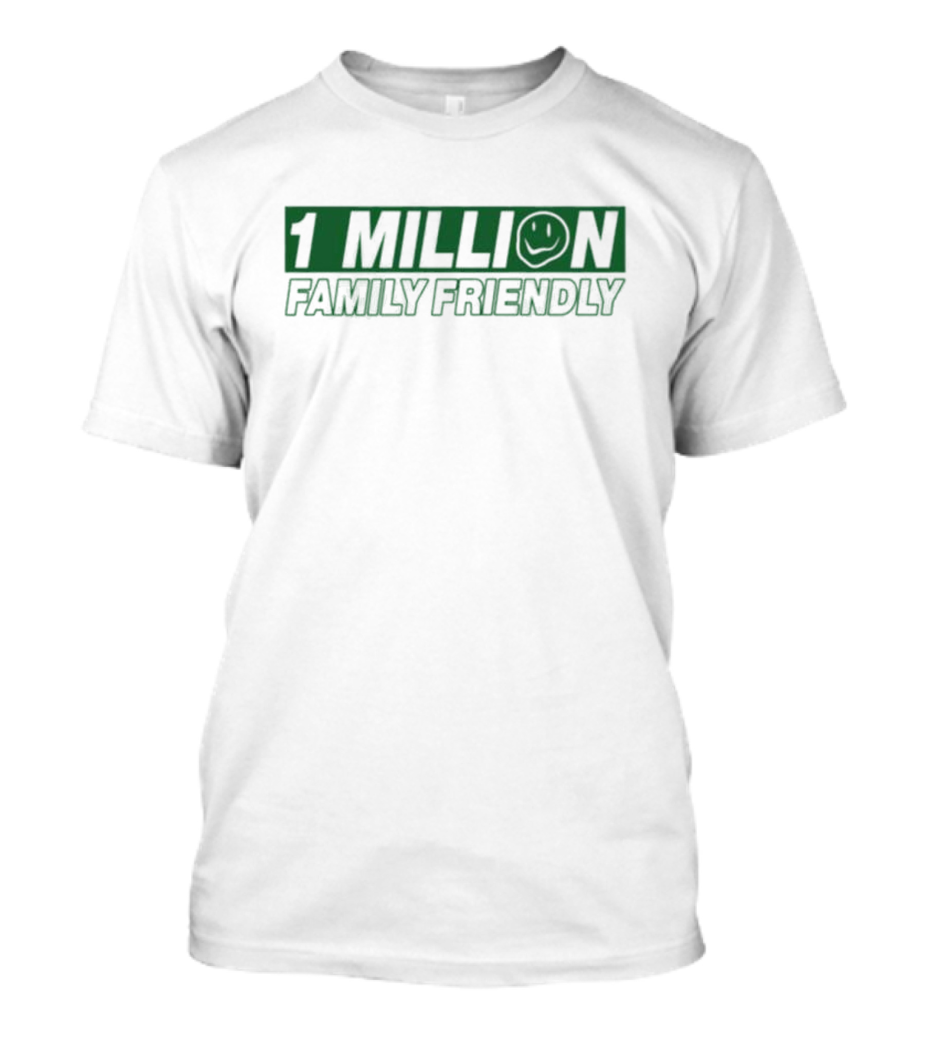 1 Million Family Friendly Smiley Face T-Shirt