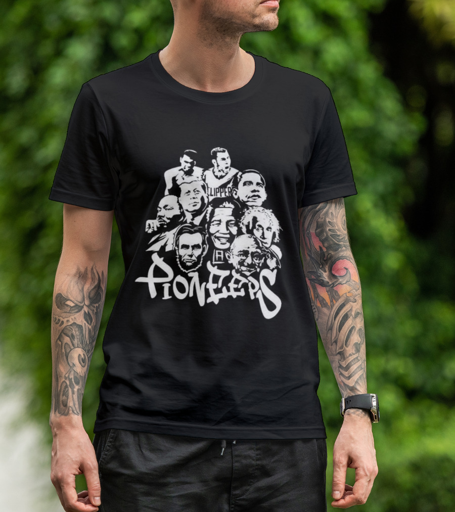Pioneers Clippers Historical Figures And Symbols T-Shirt