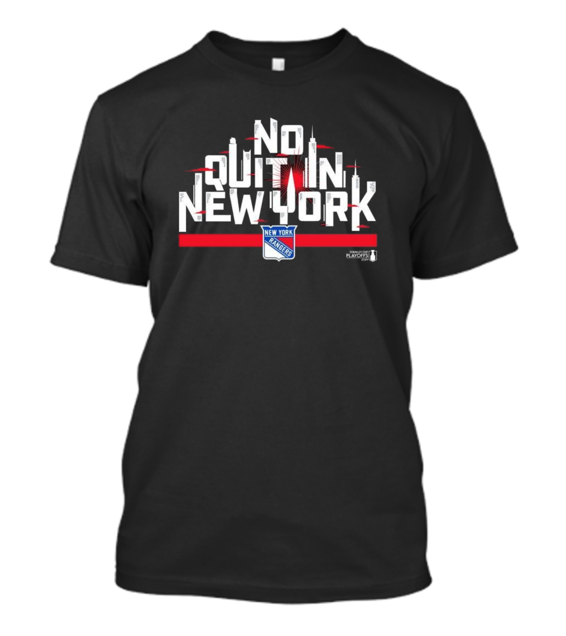 No Quit In New York Rangers NHL Playoffs T-Shirt