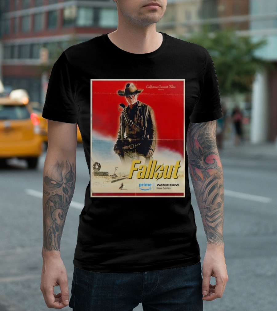 Fallout California Crescent Films Prime New Series Watch Now T-Shirt