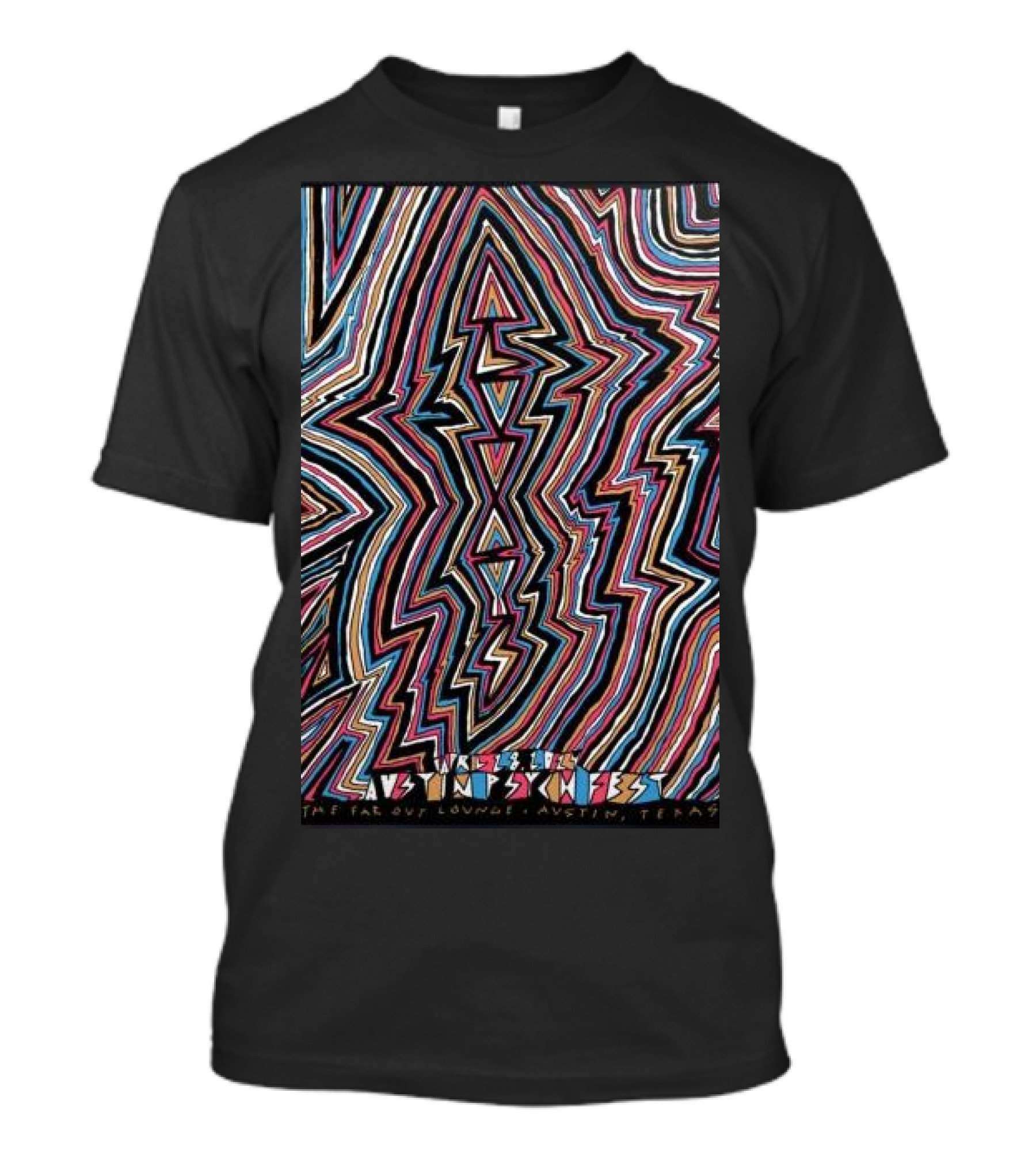 Alvvays Austin Texas April 28 2024 The Far Out Lounge Trippy T-Shirt