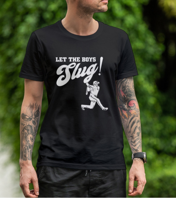Let The Boys Slug Vintage Baseball Philly Spirit T-Shirt