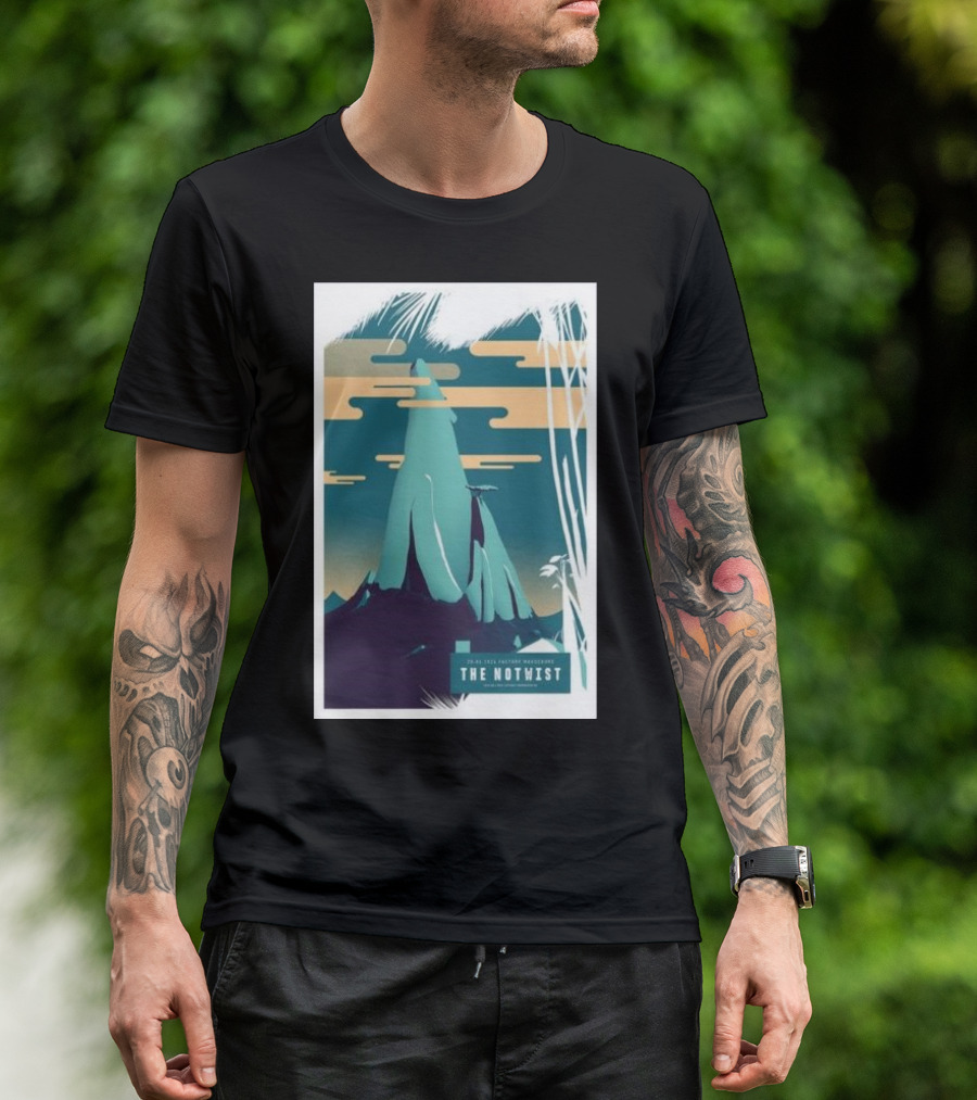 The Notwist April 20 2024 Factory Magdeburg Germany Mountain Landscape T-Shirt