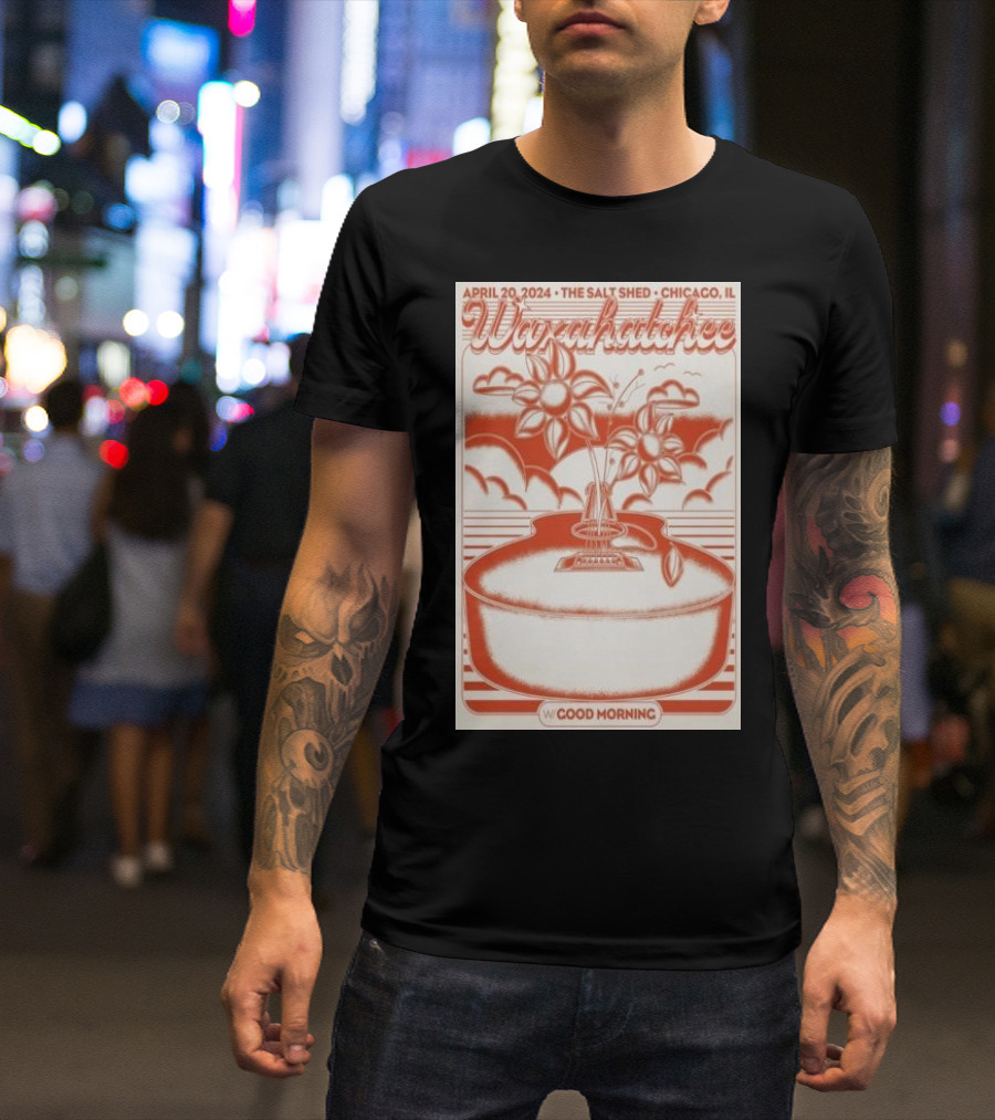 April 20 2024 The Salt Shed Chicago IL Waxahatchee With Good Morning Concert T-Shirt