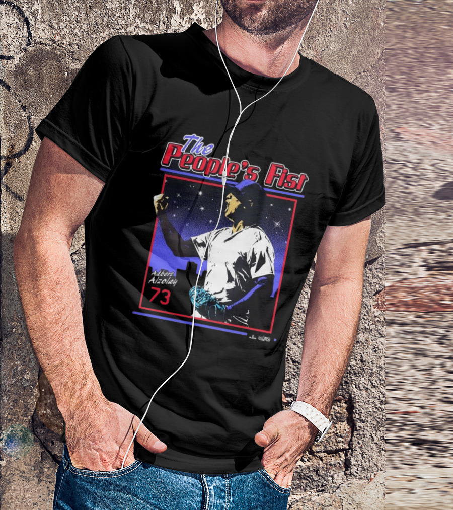 The People's Fist Adbert Alzolay 73 Baseball Hero T-Shirt