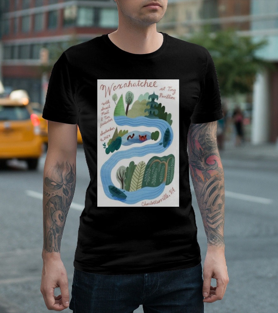 Waxahatchee at Ting Pavilion with Snail Mail and MJ Lenderman Charlottesville VA September 8 T-Shirt