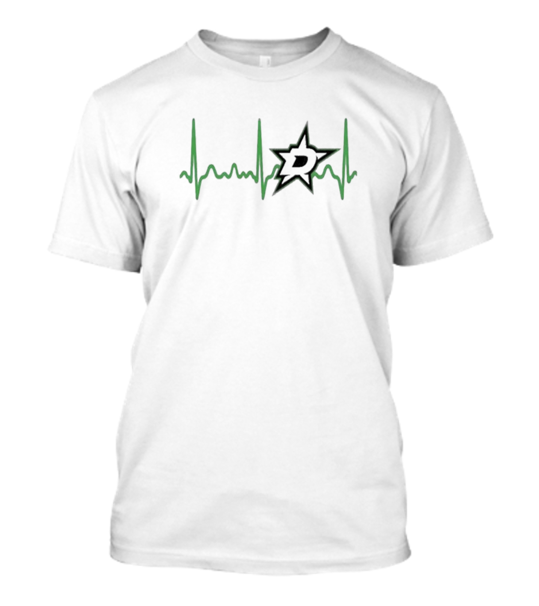 Dallas Stars Heartbeat 2024 Hockey T-Shirt