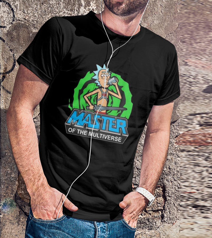 Rick And Morty Master Of The Multiverse Drinking Sword Portal Adventure T-Shirt