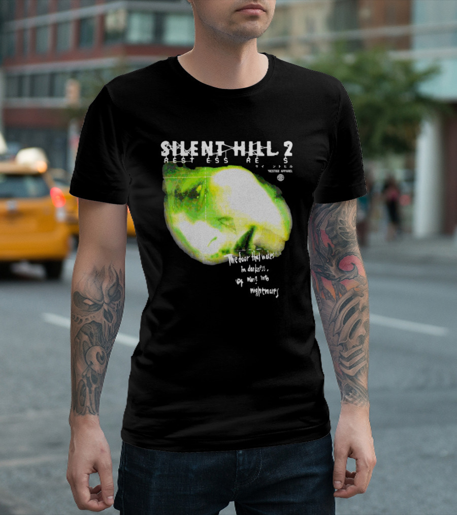 Silent Hill 2 Restless Dreams The Door That Wakes in Darkness Opens into Nightmares T-Shirt