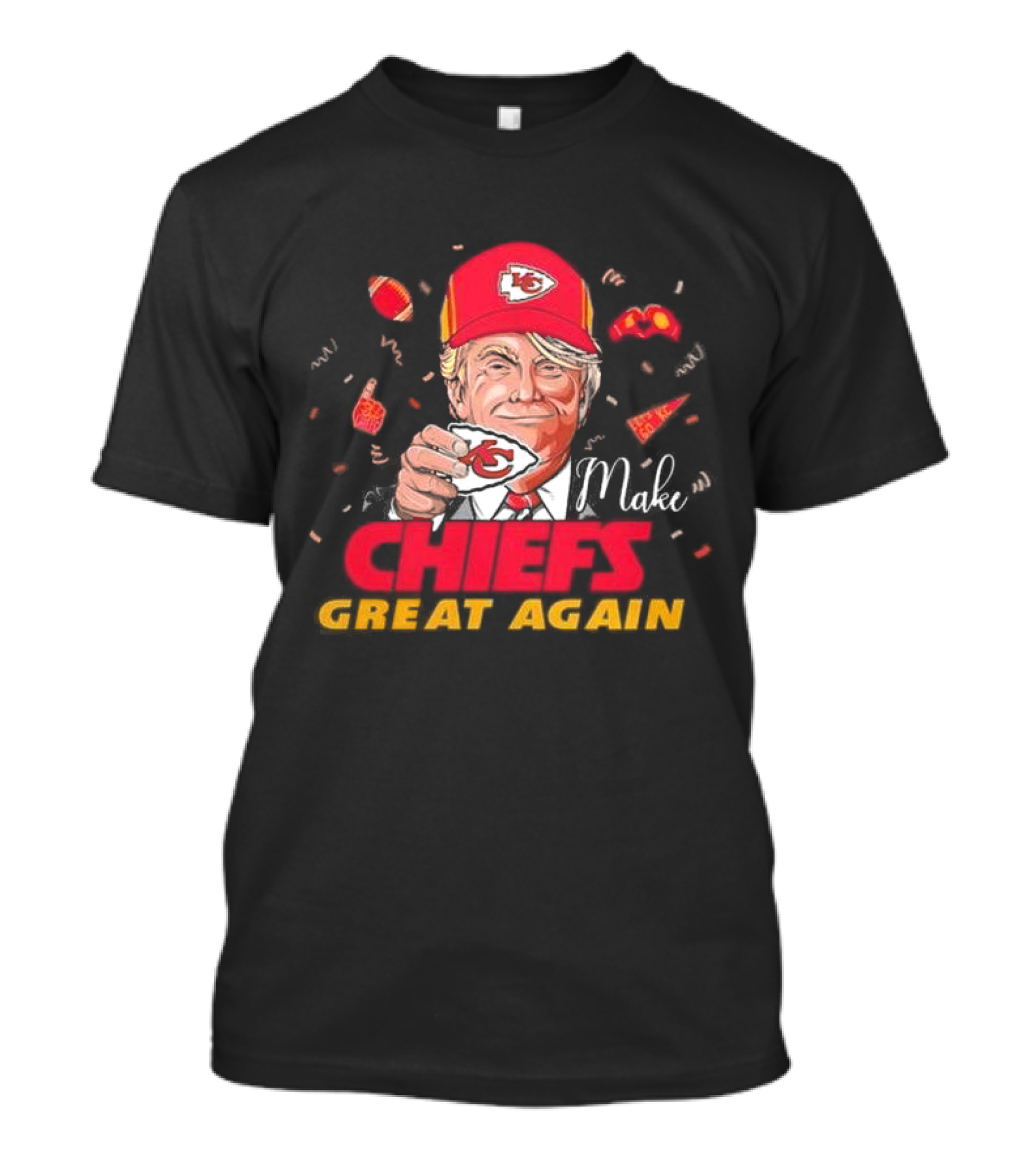 Kansas City Chiefs Make Chiefs Great Again Trump Meme T-Shirt