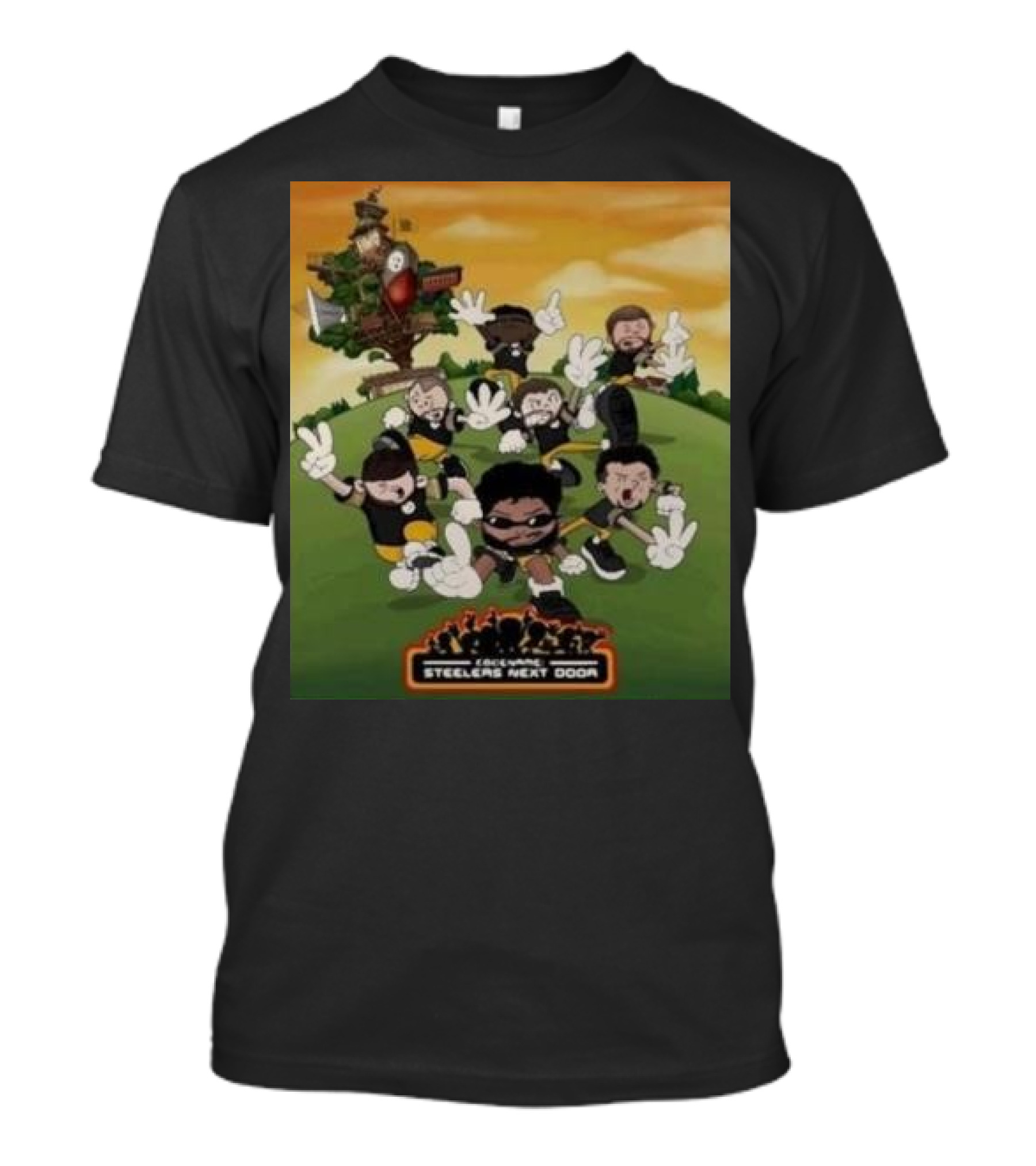 Codename: Steelers Next Door Pittsburgh Football Referenced T-Shirt