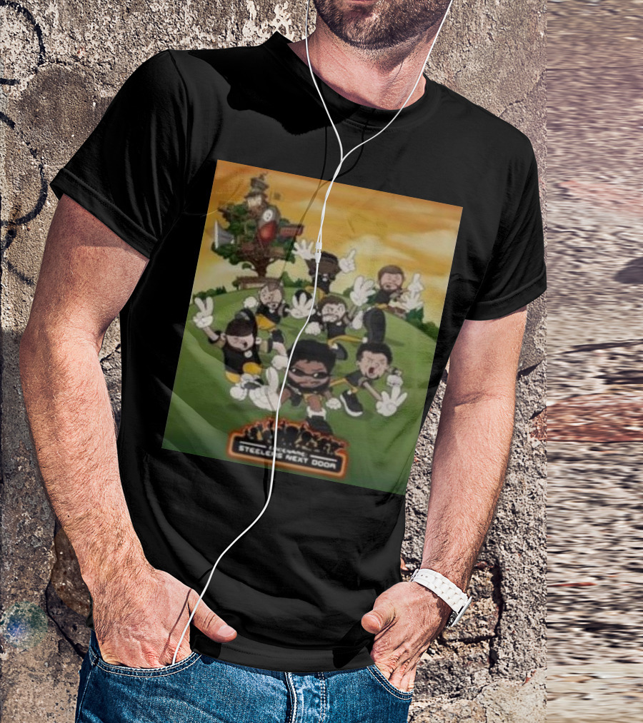 Codename: Steelers Next Door Pittsburgh Football Referenced T-Shirt