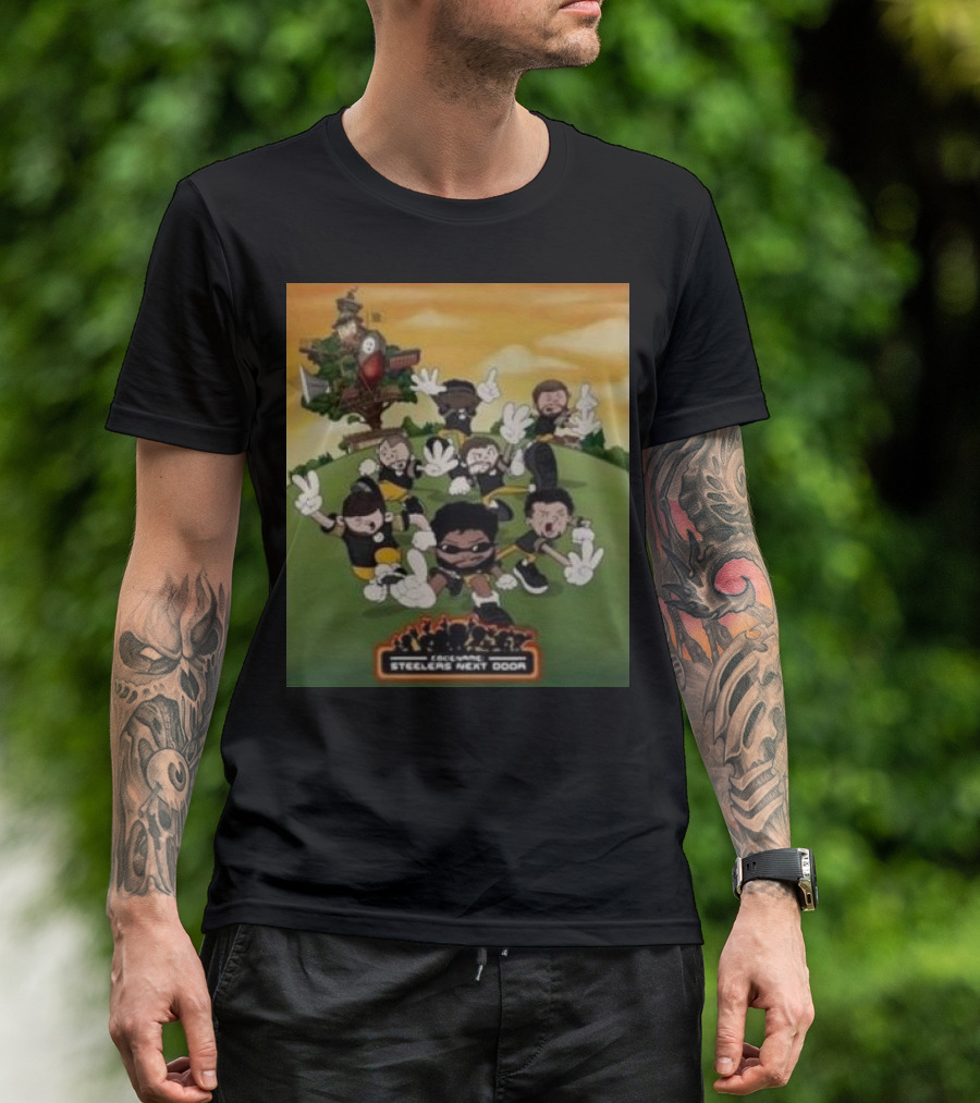 Codename: Steelers Next Door Pittsburgh Football Referenced T-Shirt