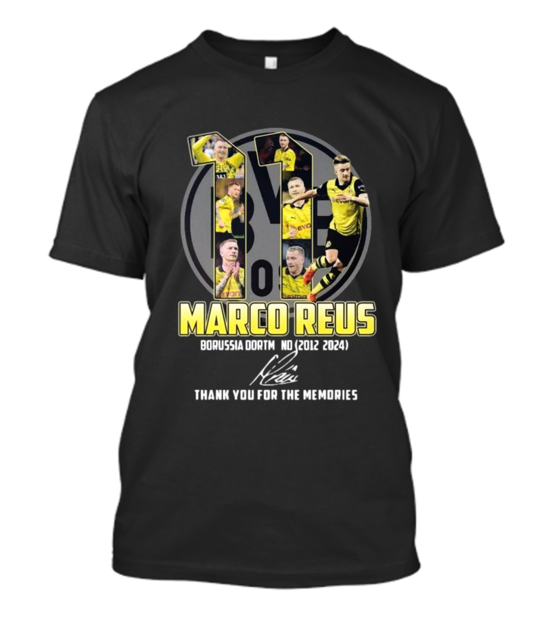 Marco Reus Borussia Dortmund 2012 2024 Thank You For The Memories T-Shirt