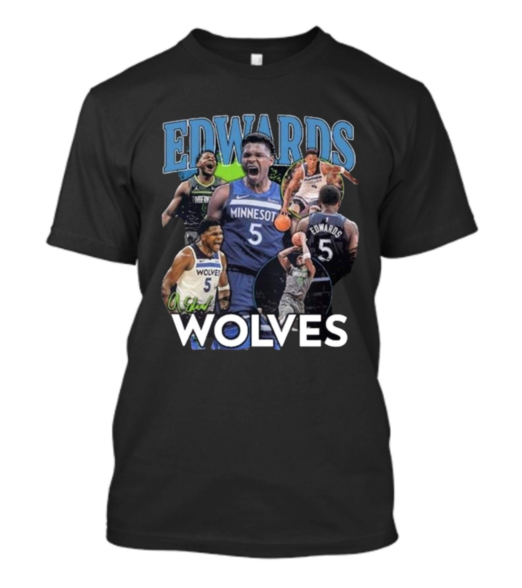 Minnesota Timberwolves Anthony Edwards Edwards Wolves 5 T-Shirt