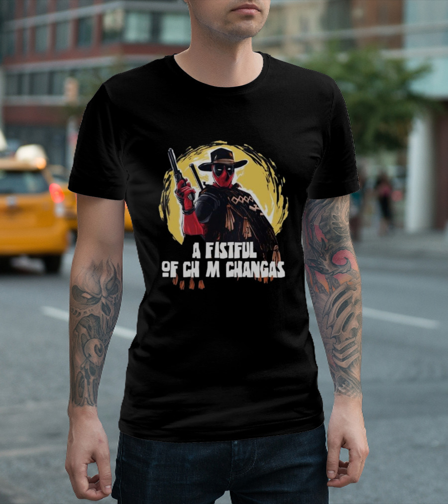 Deadpool Western: A Fistful Of Chimichangas T-Shirt