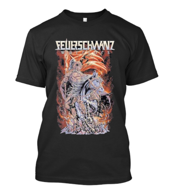 Feuerschwanz Warriors Rohirrim Knight On Horseback With Flag T-Shirt