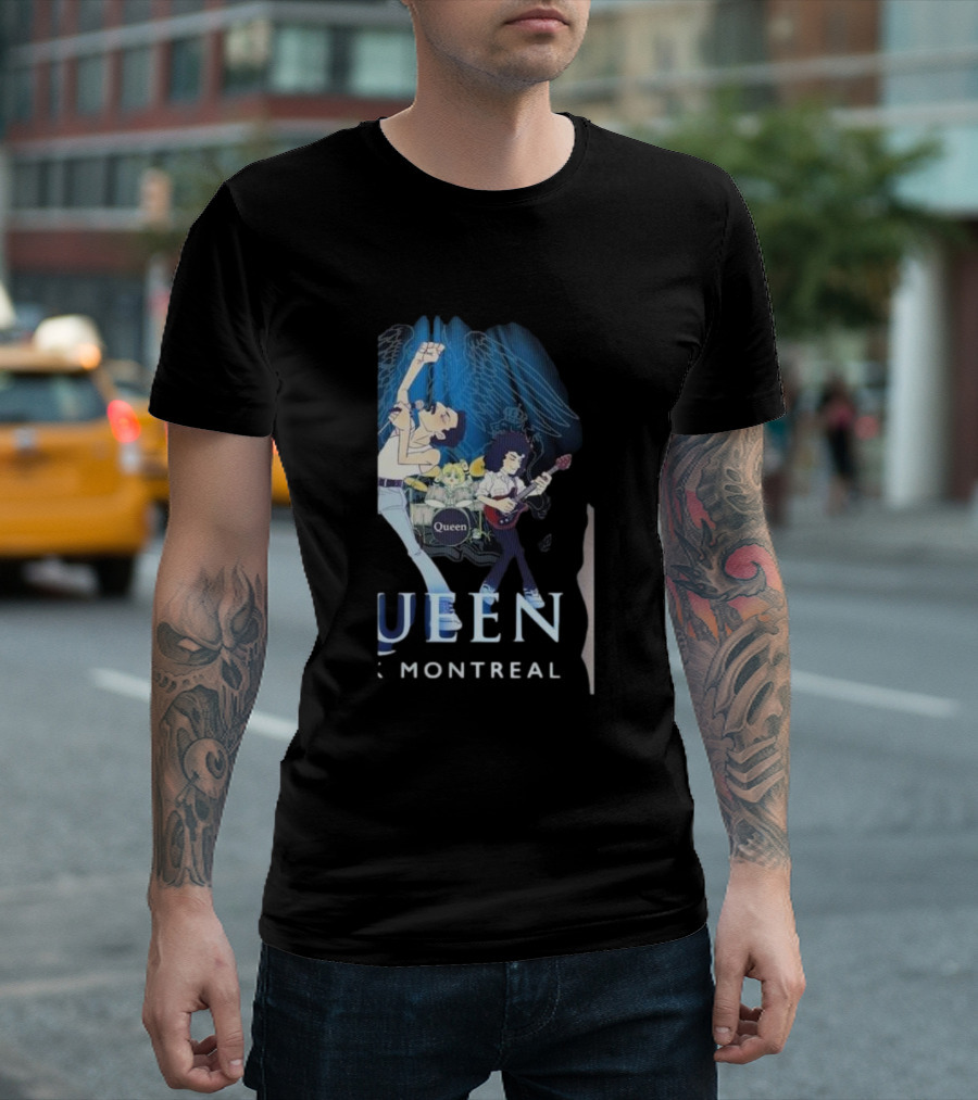 Queen Rock Montreal Animated Concert Scene T-Shirt