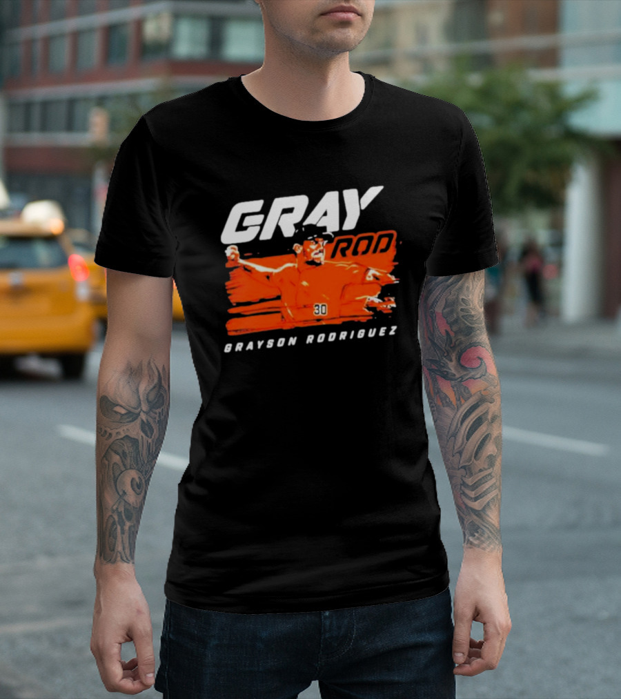 GRAY ROD Grayson Rodriguez Baltimore Orioles Baseball 30 T-Shirt