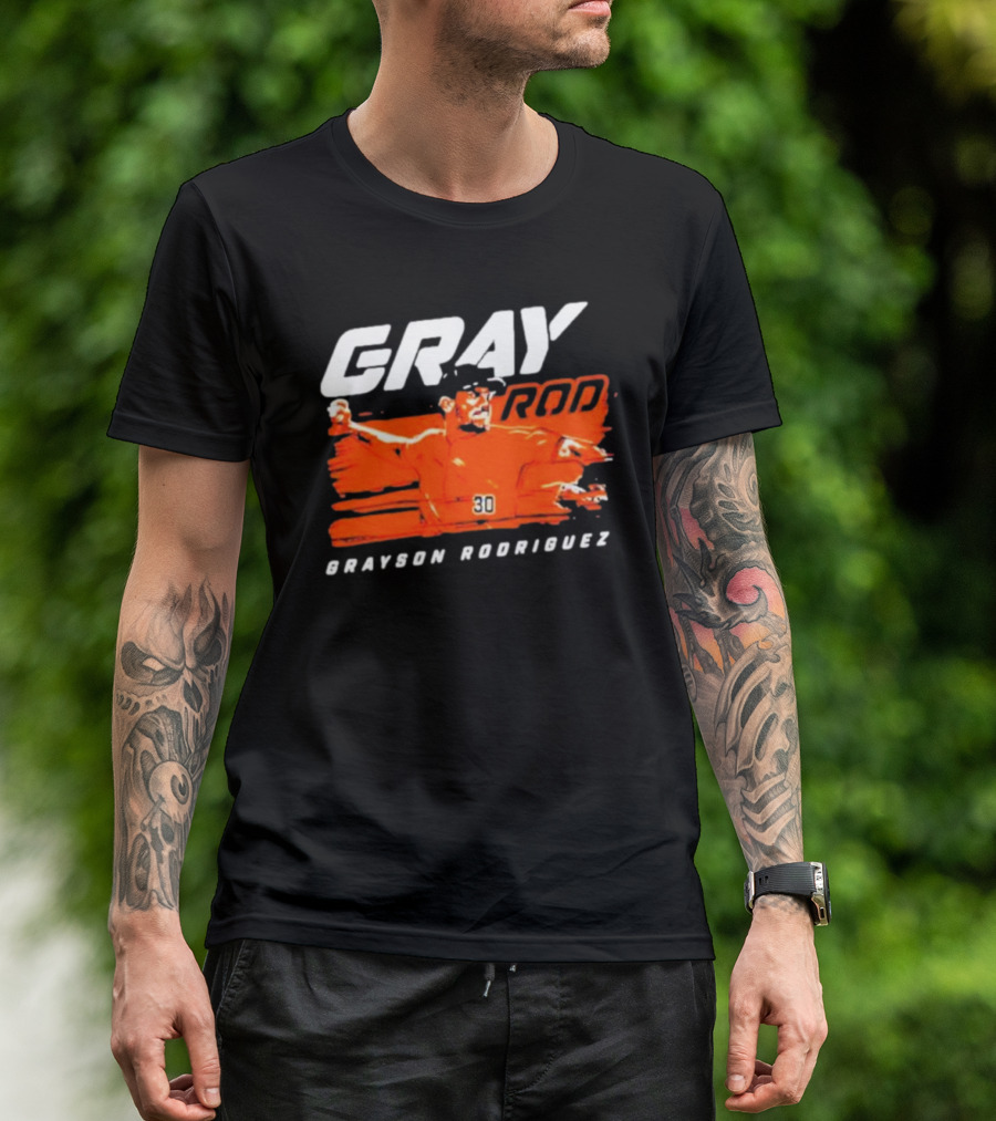 GRAY ROD Grayson Rodriguez Baltimore Orioles Baseball 30 T-Shirt