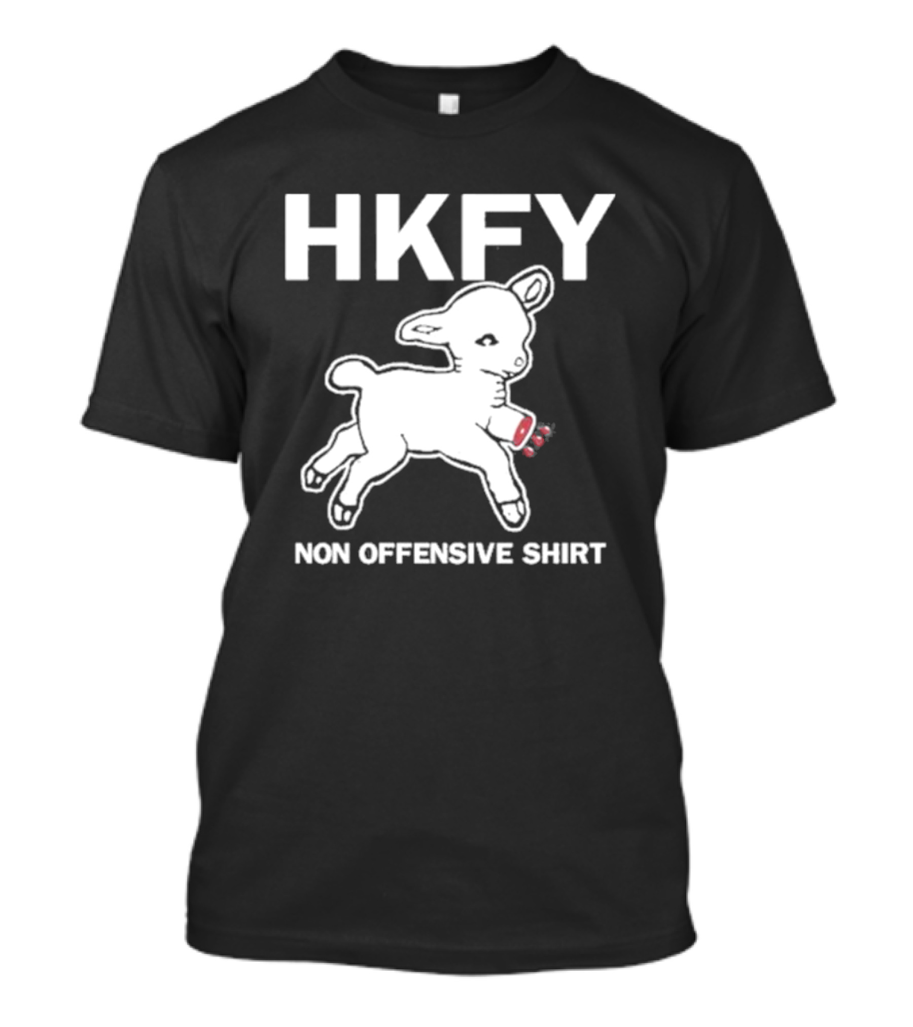 HKFY Non Offensive Shirt Cute Lamb With Sausages T-Shirt