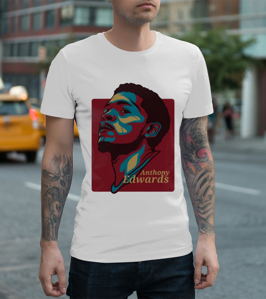 Anthony Edwards NBA Minnesota Timberwolves Basketball Player T-Shirt