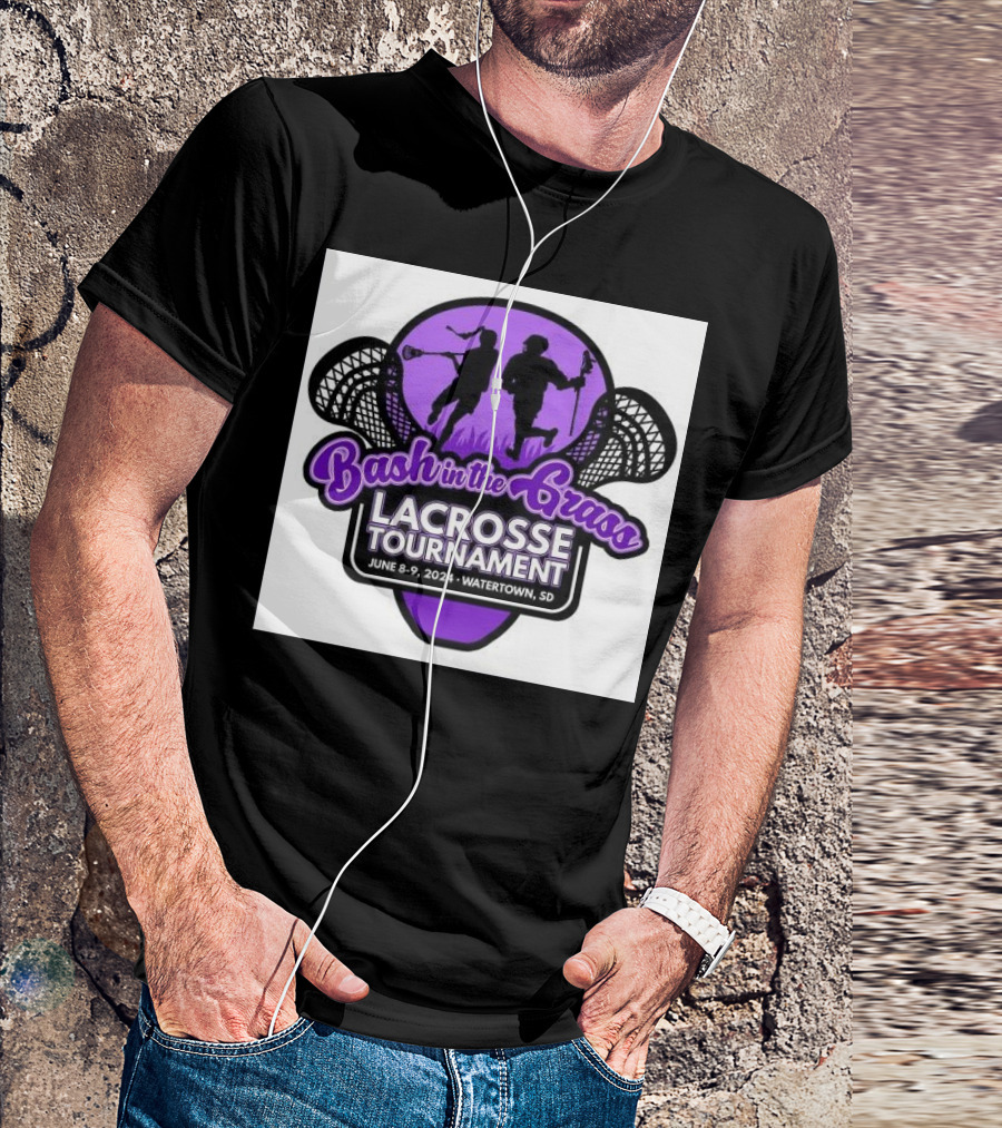 Bash In The Grass Lacrosse Tournament June 8-9 2024 Watertown SD T-Shirt