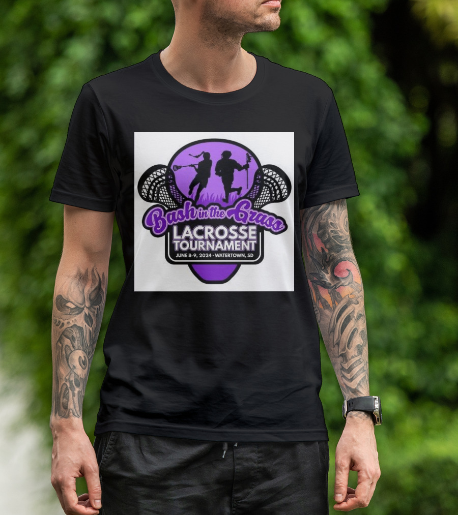 Bash In The Grass Lacrosse Tournament June 8-9 2024 Watertown SD T-Shirt