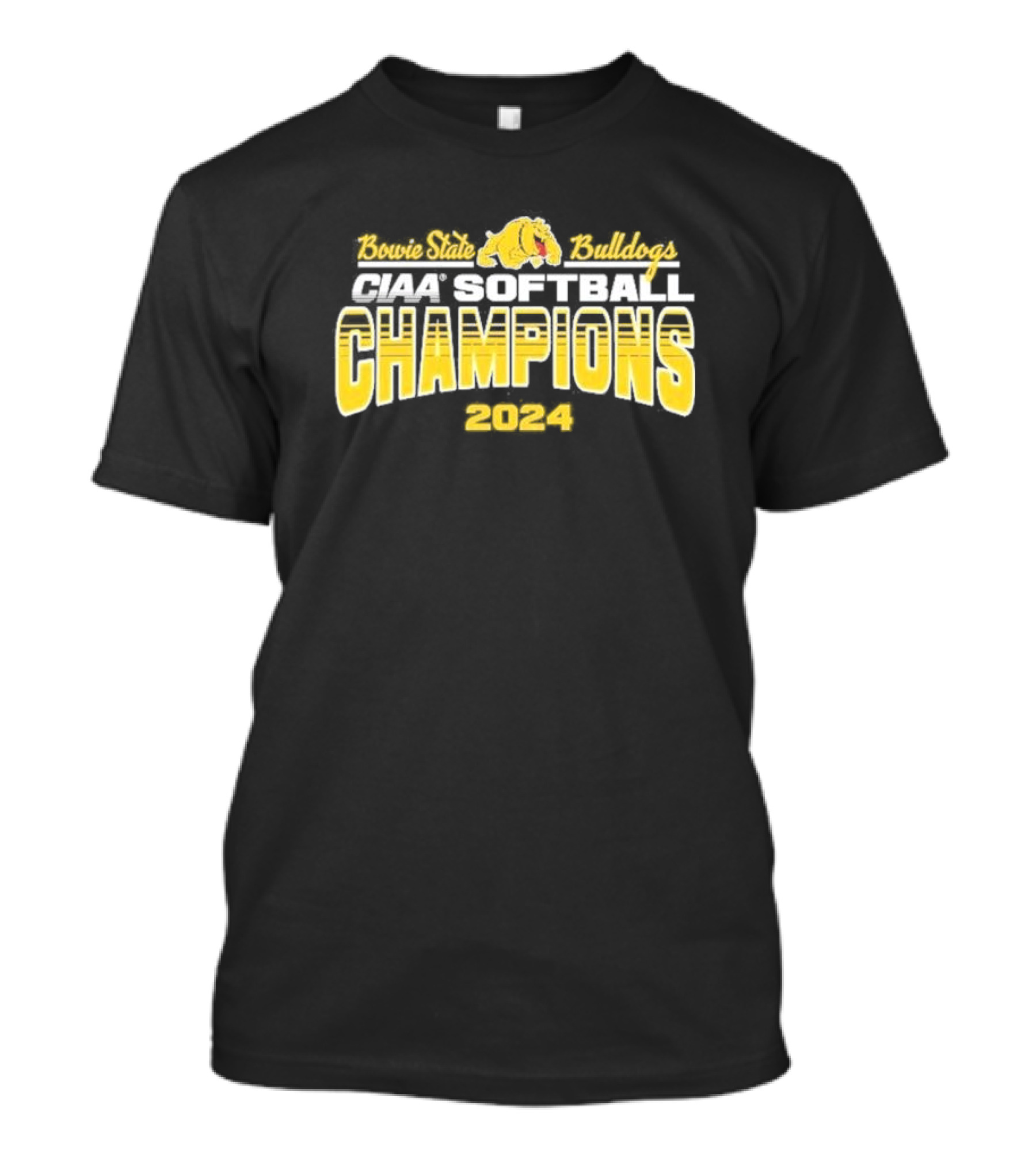 Bowie State Bulldogs CIAA Softball Champions T-Shirt