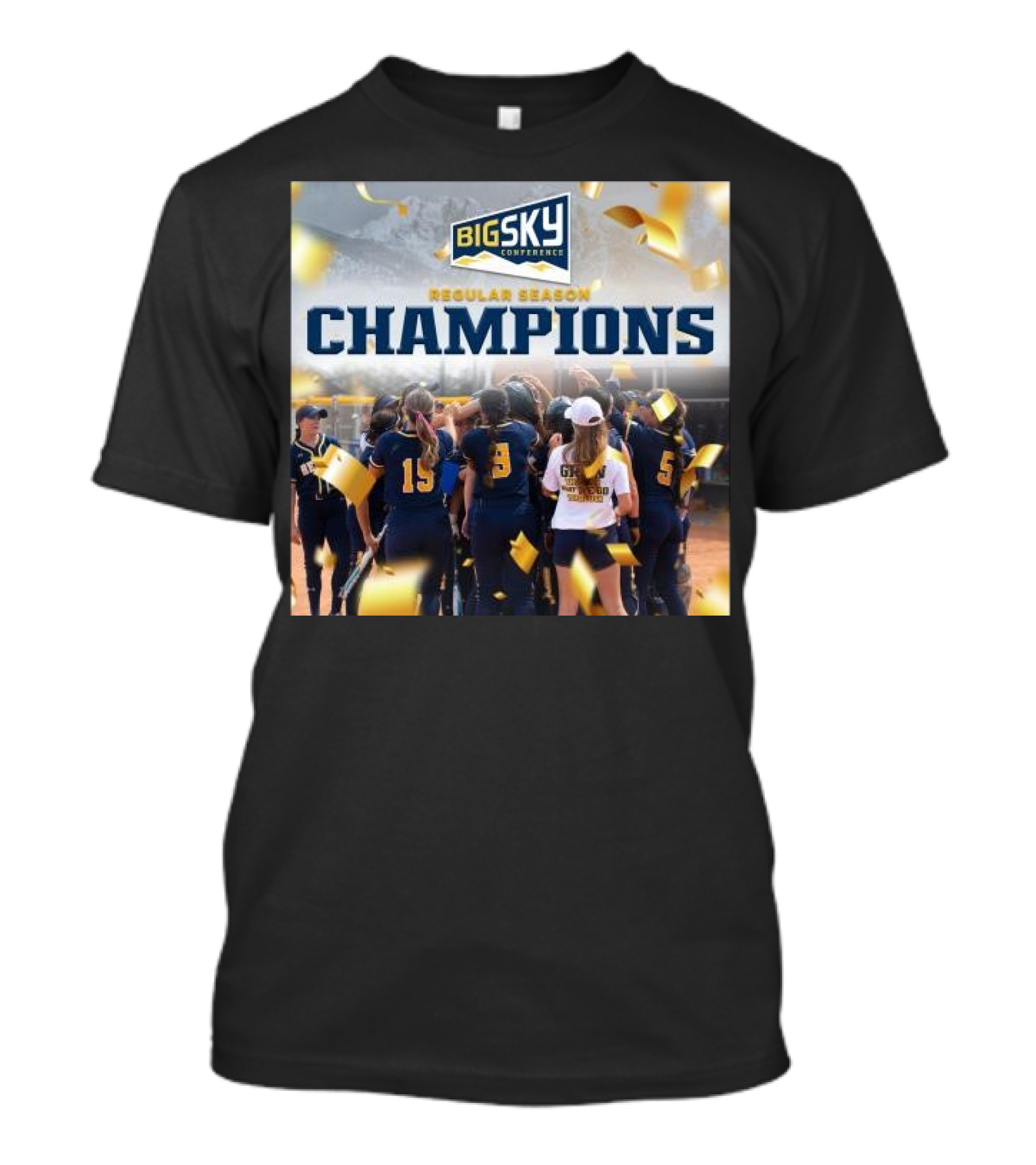 Big Sky Conference Regular Season Champions UNC Bears T-Shirt