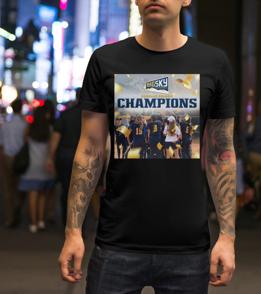 Big Sky Conference Regular Season Champions UNC Bears T-Shirt